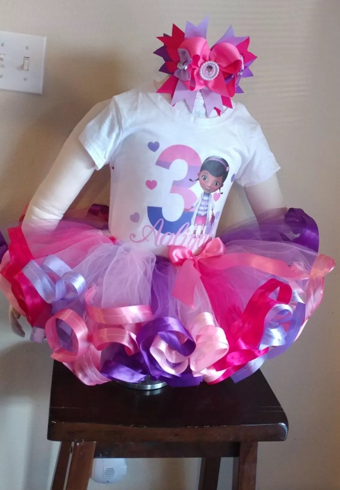 Doc Mcstuffins birthday party tutu outfit