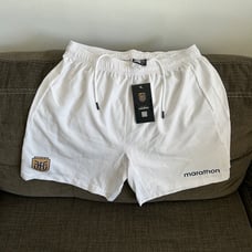 Marathon Authentic Ecuador National Soccer Team White Shorts Men’s Sz: L