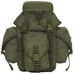 NEW Tactical Military Style Recon Mission 6 Compt MOLLE Butt Pack - OD GREEN