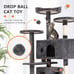54in Cat Tree Tower for Indoor Cats