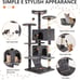 54in Cat Tree Tower for Indoor Cats