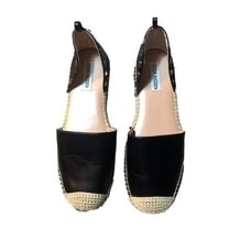Steve Madden leather d orsay espadrilles