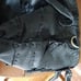 Native Indian Black Handstitched Buffalo Hide Boho Hobo Bag - One of a Kind!