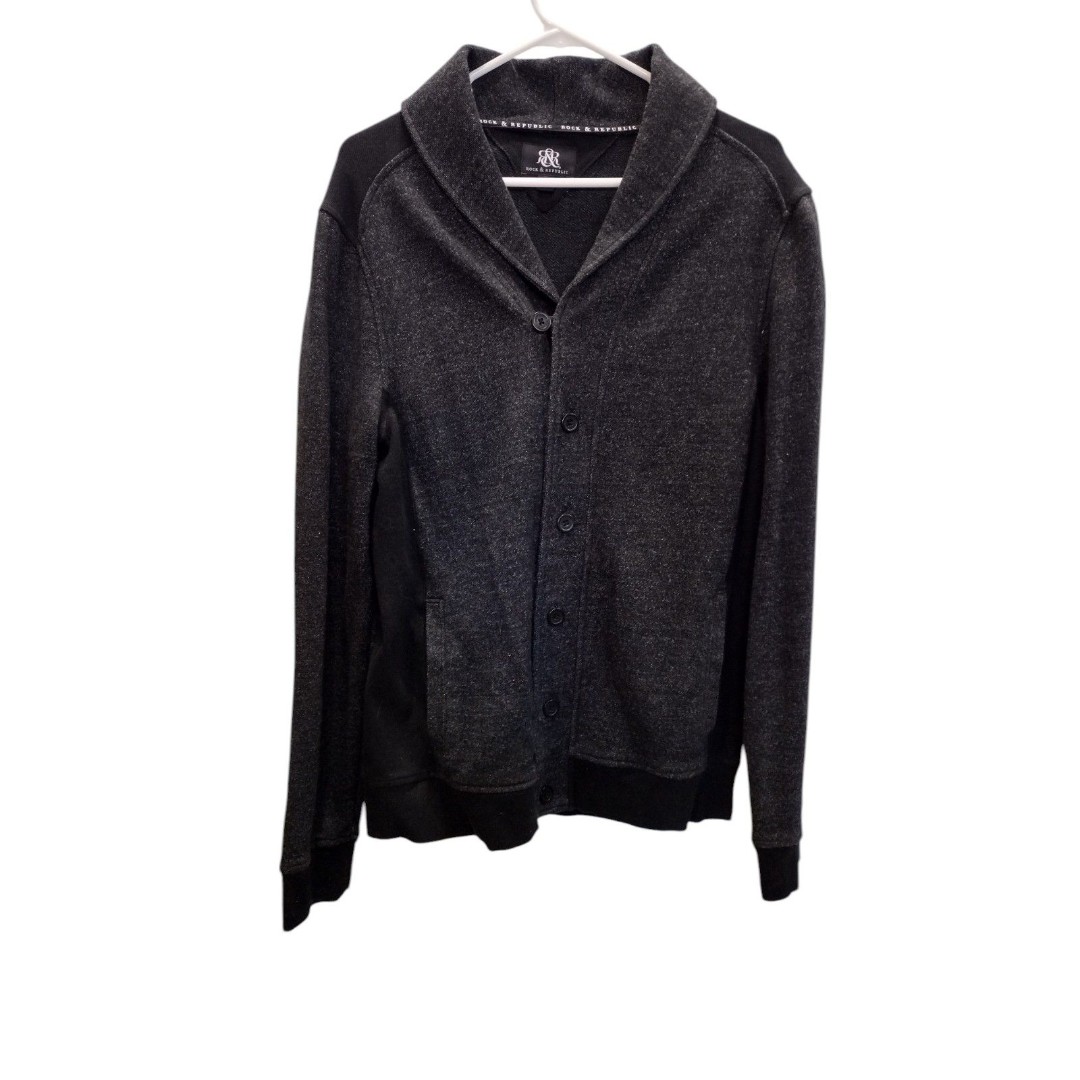 Rock & Republic Black button down Cardigan Jacket