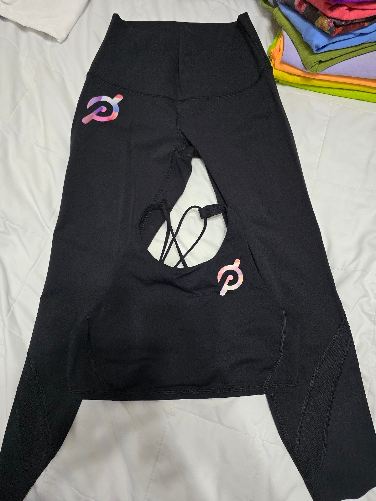 Lululemon x peloton matching set.