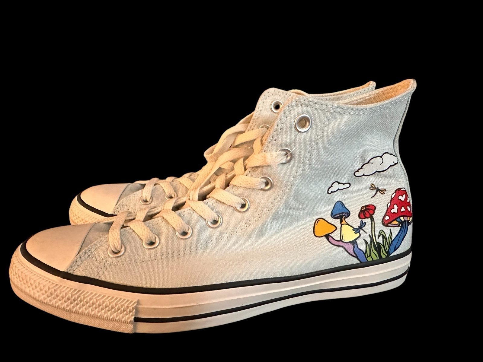 NEW Converse Chuck Taylor All Star Hi Mushrooms Sneaker Chance Of Rain- M 10/W12