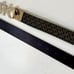Michael Kors Twist Reversible Black Belt with Diamond Mk Buckle