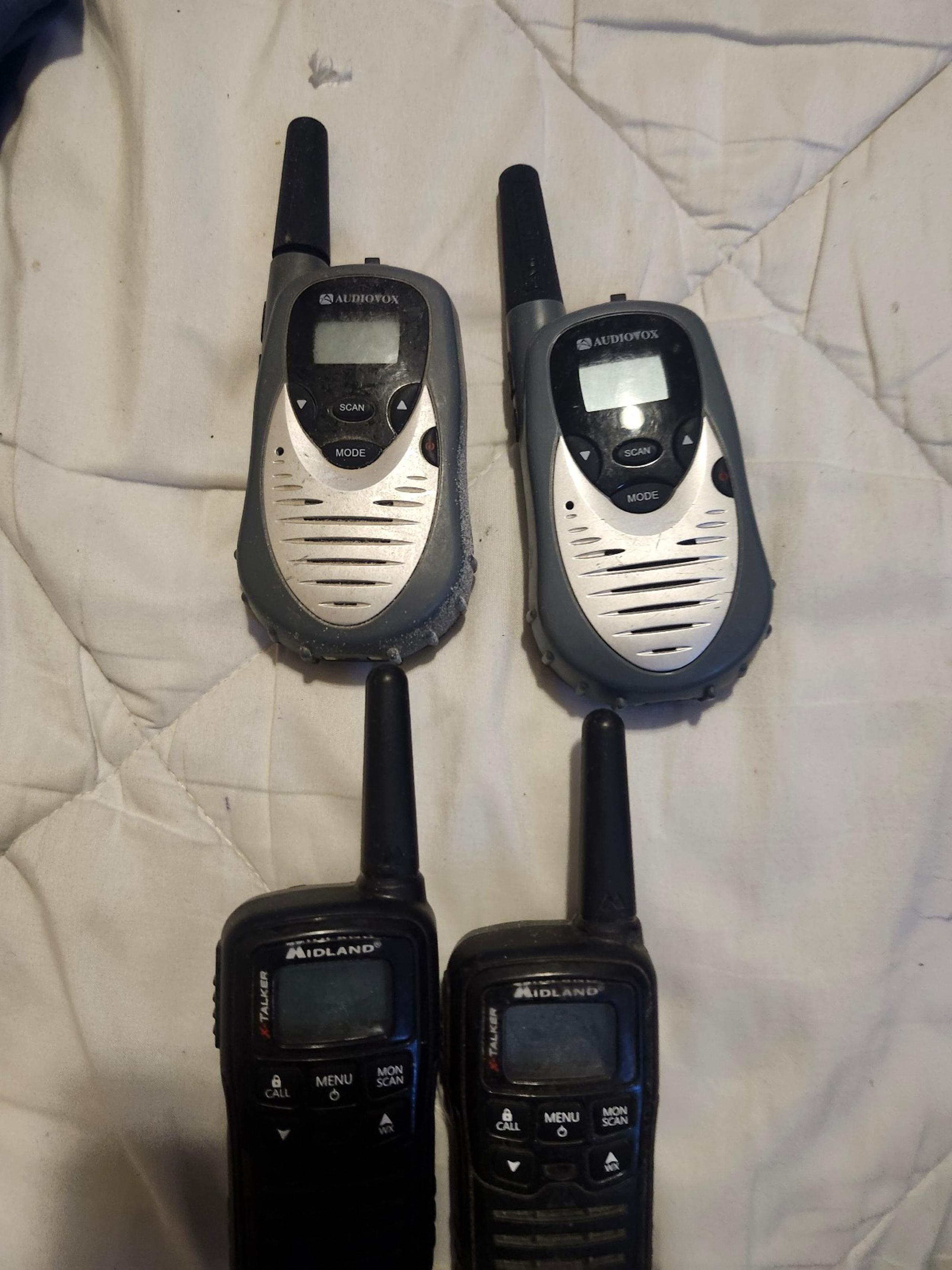 Audiovox & Midland Walkie Talkies
