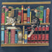 Dimensions Frederick the Literate Snoozing Cat ALMOST Complete Cross Stitch