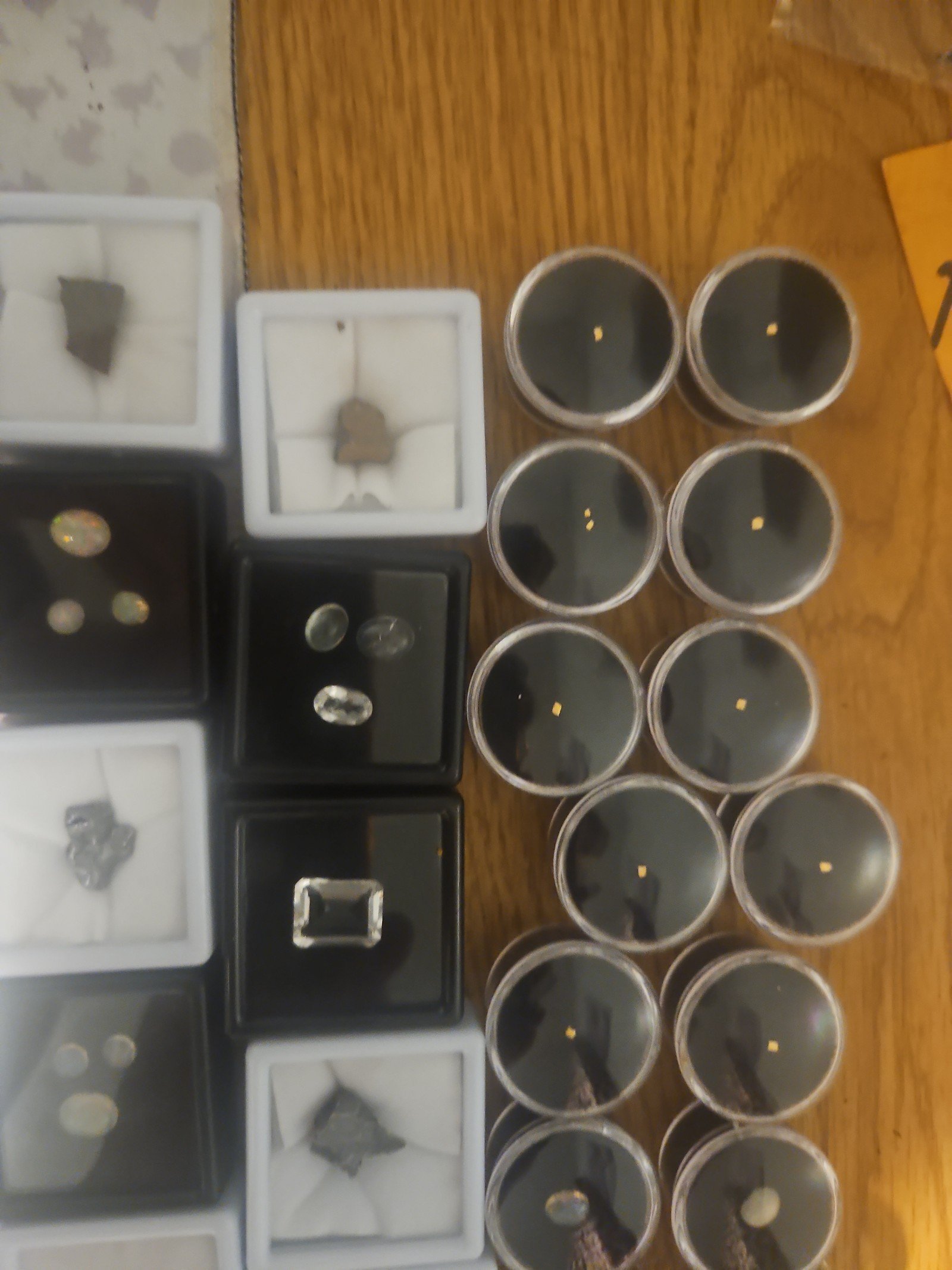 Gemstones and meteorites mainly opals and some tiny gold prospects