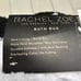 NEW Rachel Zoe White & Black Bow Bath Mat Coquette
