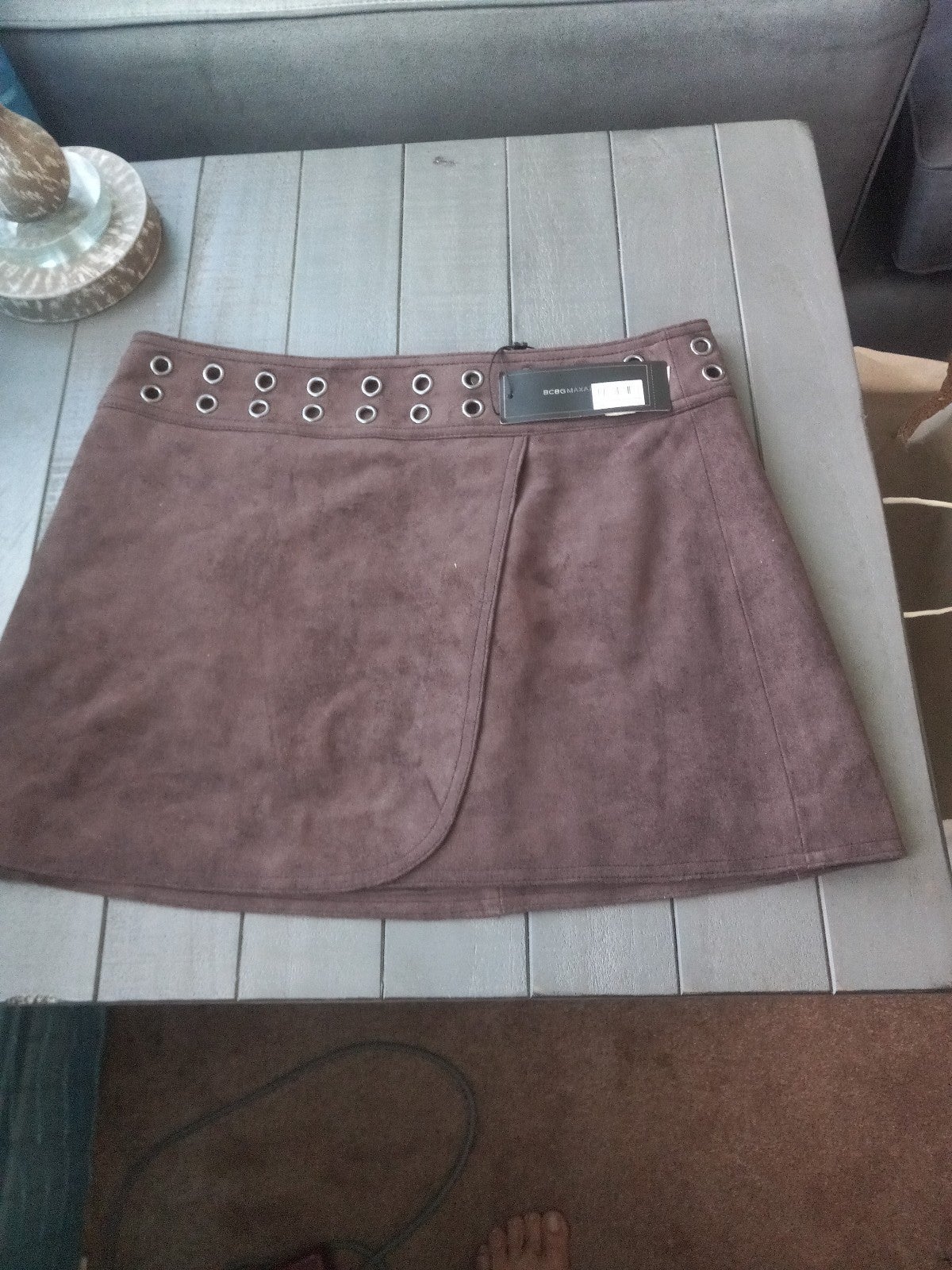 zipper mini skirts