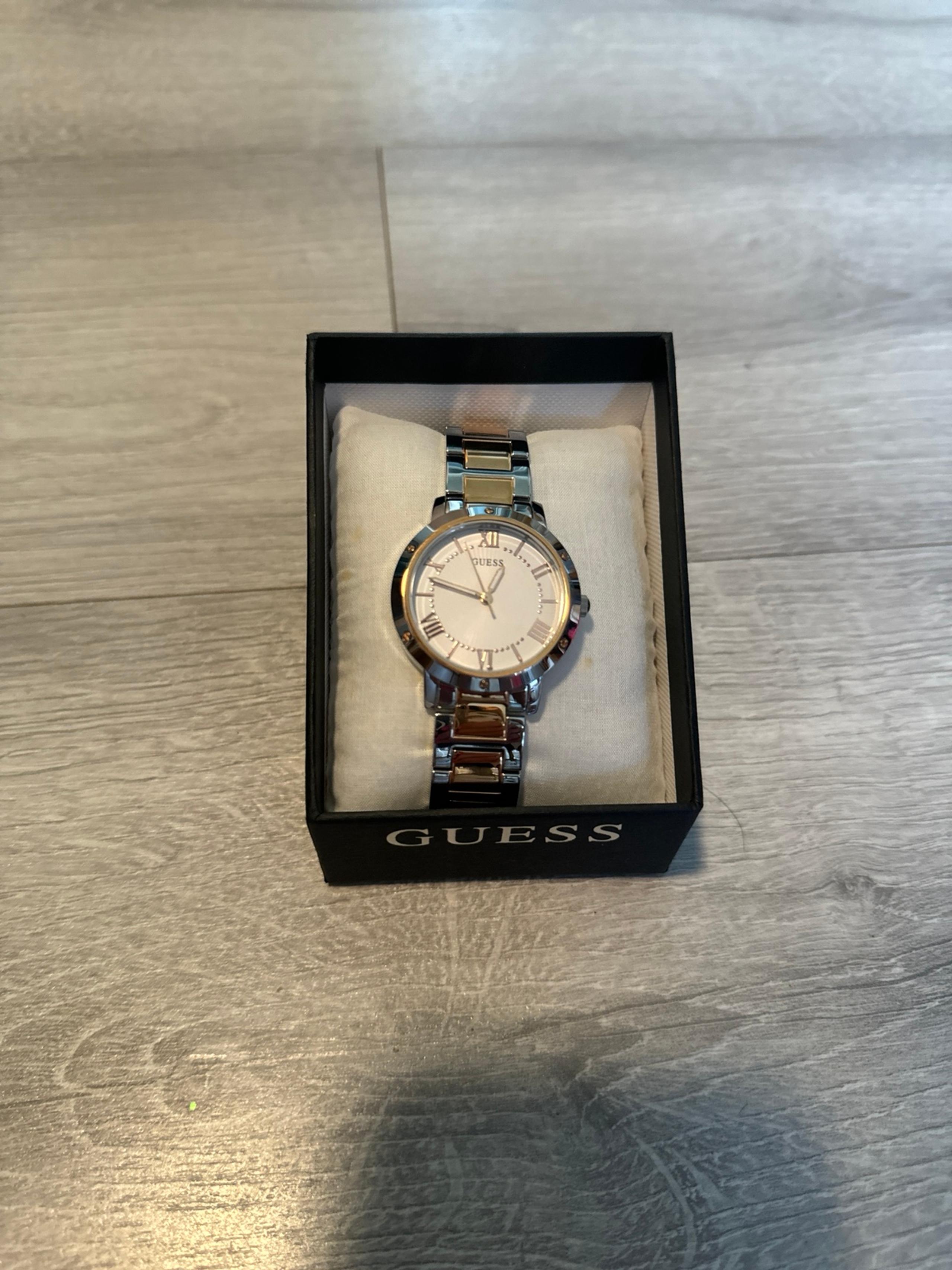 GUESS Ladies 2-Tone Analog Watch 34mm