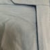 Corbin Mens Sz 34R Pleated Unhemmed Small Check Blue Casual Pants Slacks NWT