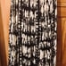 Black and white jersey midi skirt excellent condition size 10
