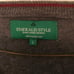 Emerald Style V-Neck Gray Sweater Pullover lambs Wool Men Size: L