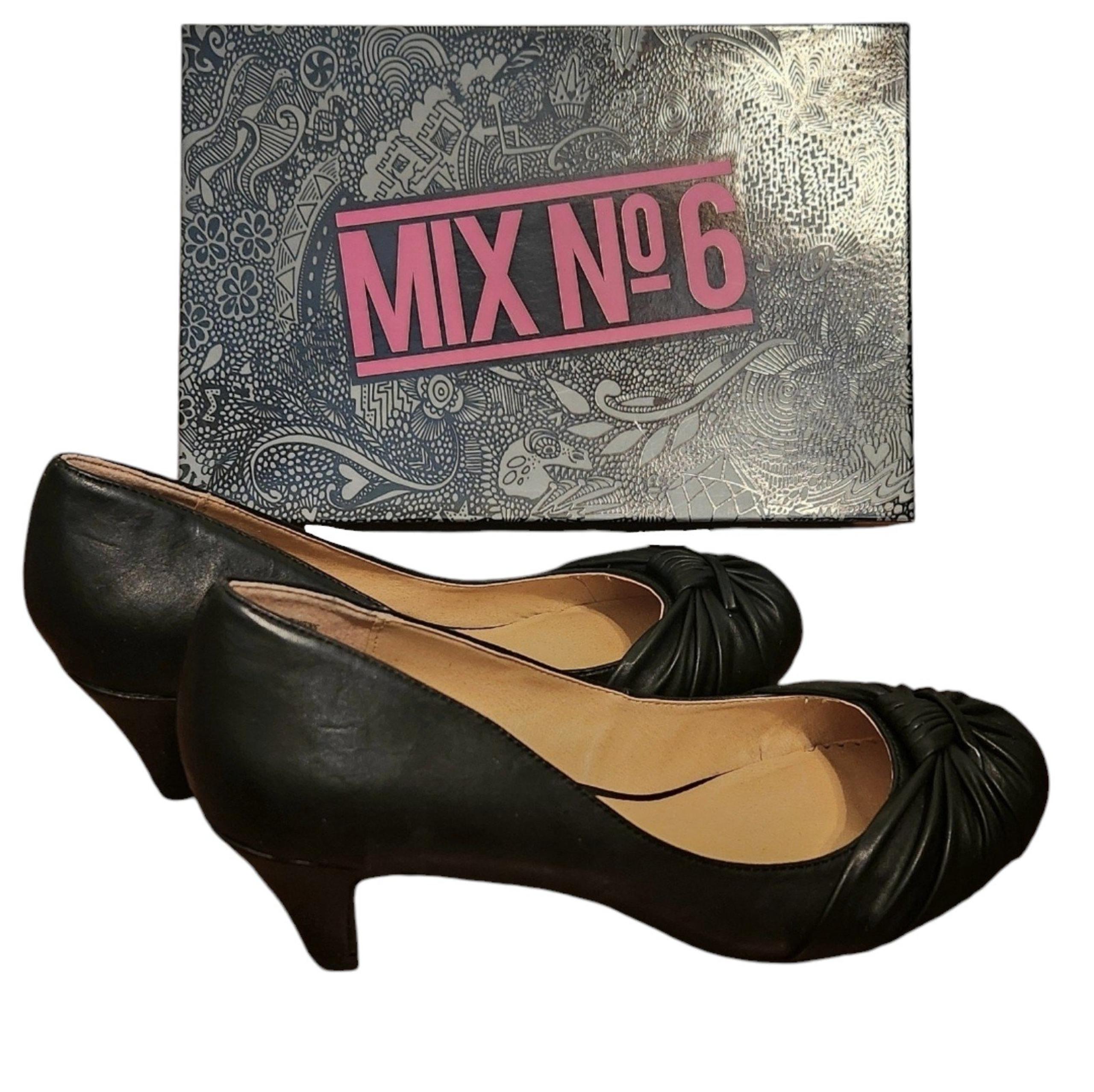 Mix No. 6 Black Jenny Pumps Heels Size 9.5 NEW NWT/NIB