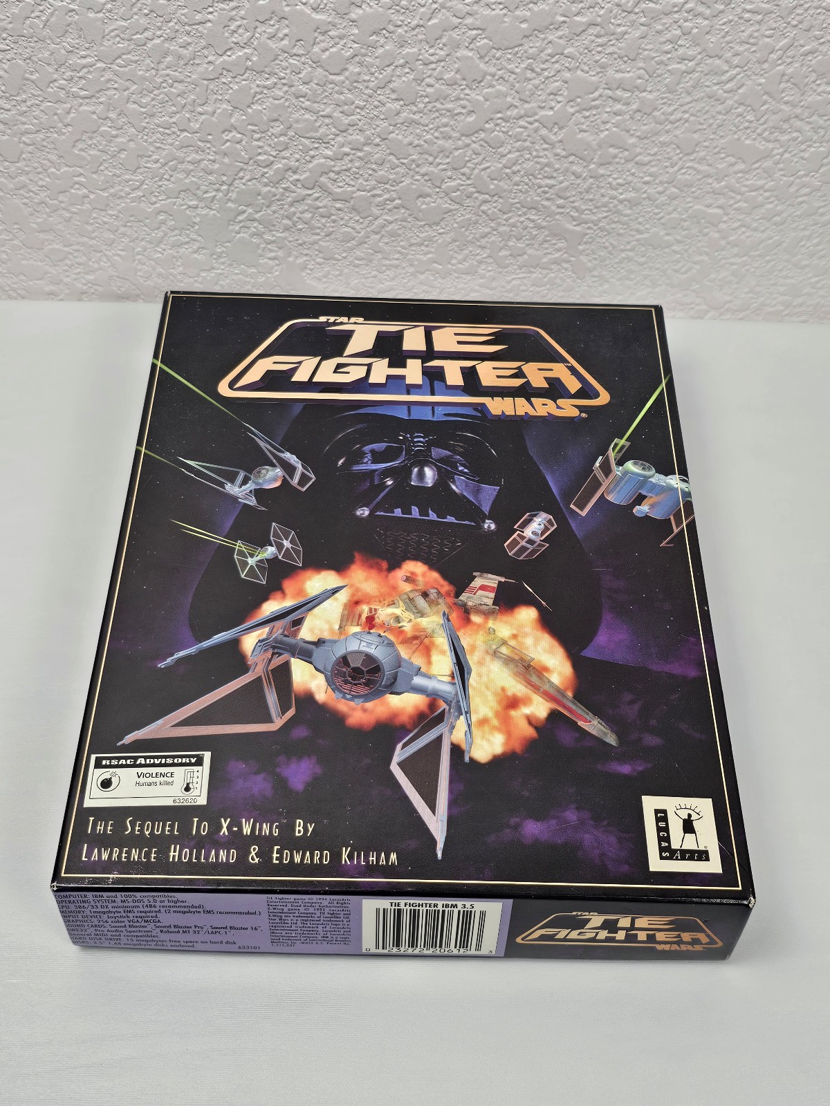 VTG 1994 Star Wars: Tie Fighter Collector's Edition Complete 5 Floppy Disk Set