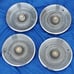 RARE 1966 Chrysler Newport New Yorker Gold Hub 14 WHEEL COVER HUB CAPS w Crowns