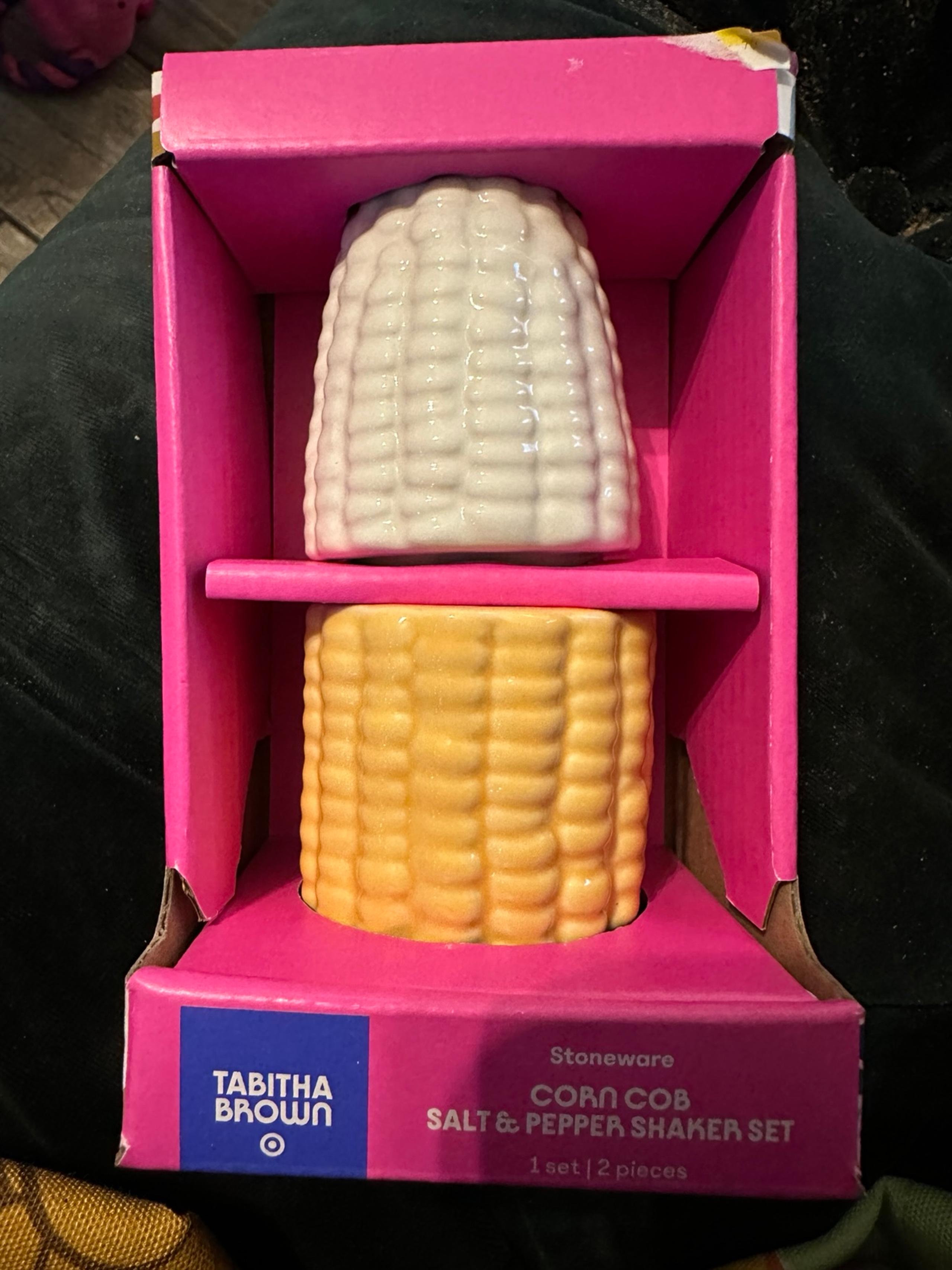 Novelty Shaped Salt and Pepper Shaker - Tabitha Brown for Target, New