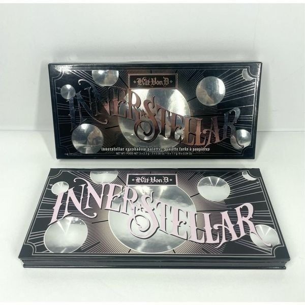 Kat Von D Innerstellar Eyeshadow Palette 12 Cool Shades Rare Palette Boxed