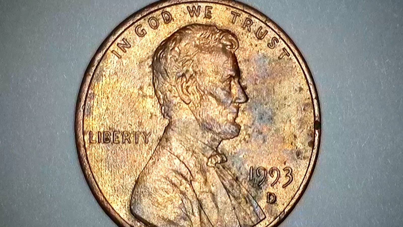 1993-D wide A-M error Penney with RPM
