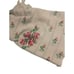 Vintage throw floral pattern handmade