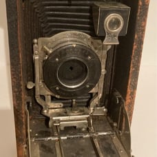 Vintage Fold Out Camera, Capax, Photography, Photos, Home Decor, Shelf Display