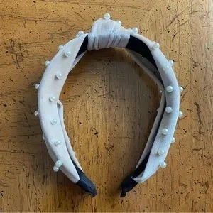 Headband Velvet Light Blush Pink Tan Holiday Casual Neutral Cocktail