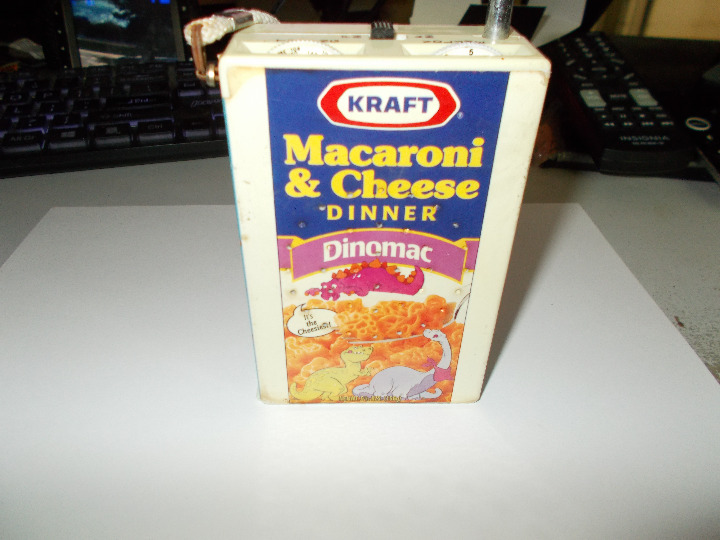Kraft Macaroni & Cheese Handheld Novelty Transistor AM/FM Radio - Working