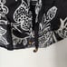 Ralph Lauren Floral Tiered Skirt 2 Piece Set Off The Shoulder Top Black White M