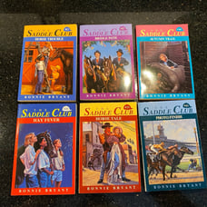 Lot 6 SADDLE CLUB Paperback Books #23 27 30 34 35 & 43 by Bonnie Bryant