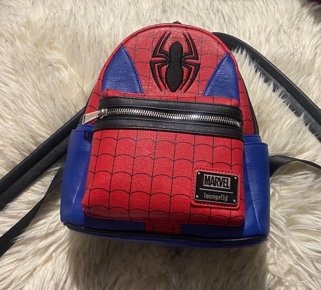 Loungefly Marvel Spider-Man Suit Mini Faux Leather Backpack