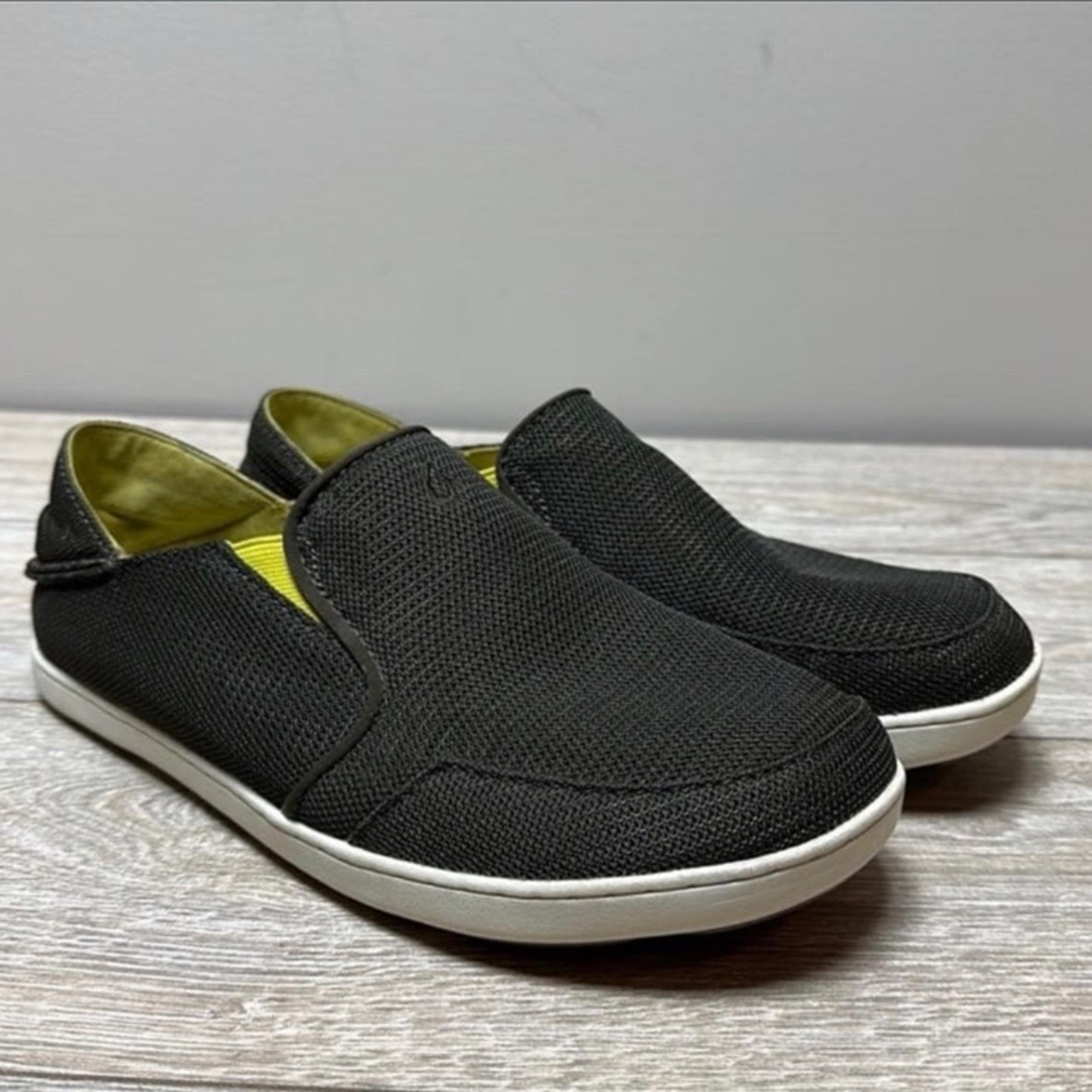 Olukai Green Nohea Mesh Casual Slip On Comfort Loafer Shoes Mens Size 8.5