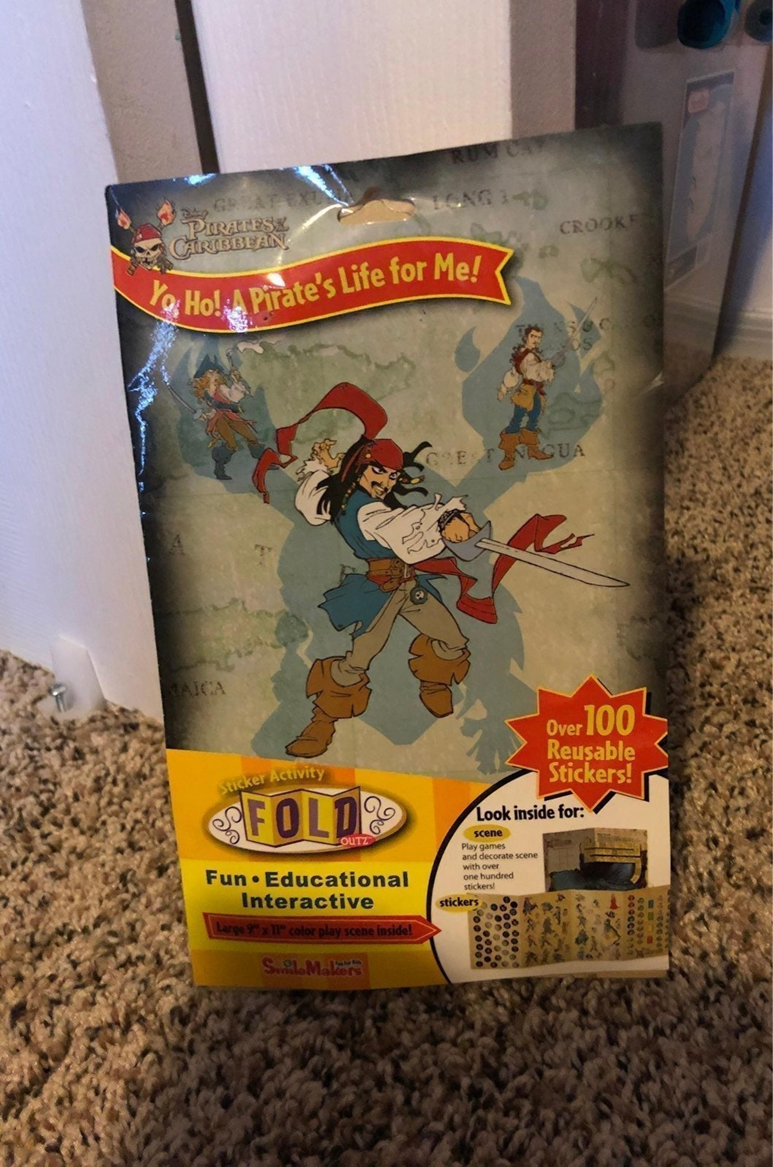 DISNEY PIRATES OF THE CARIBBEAN STICKER