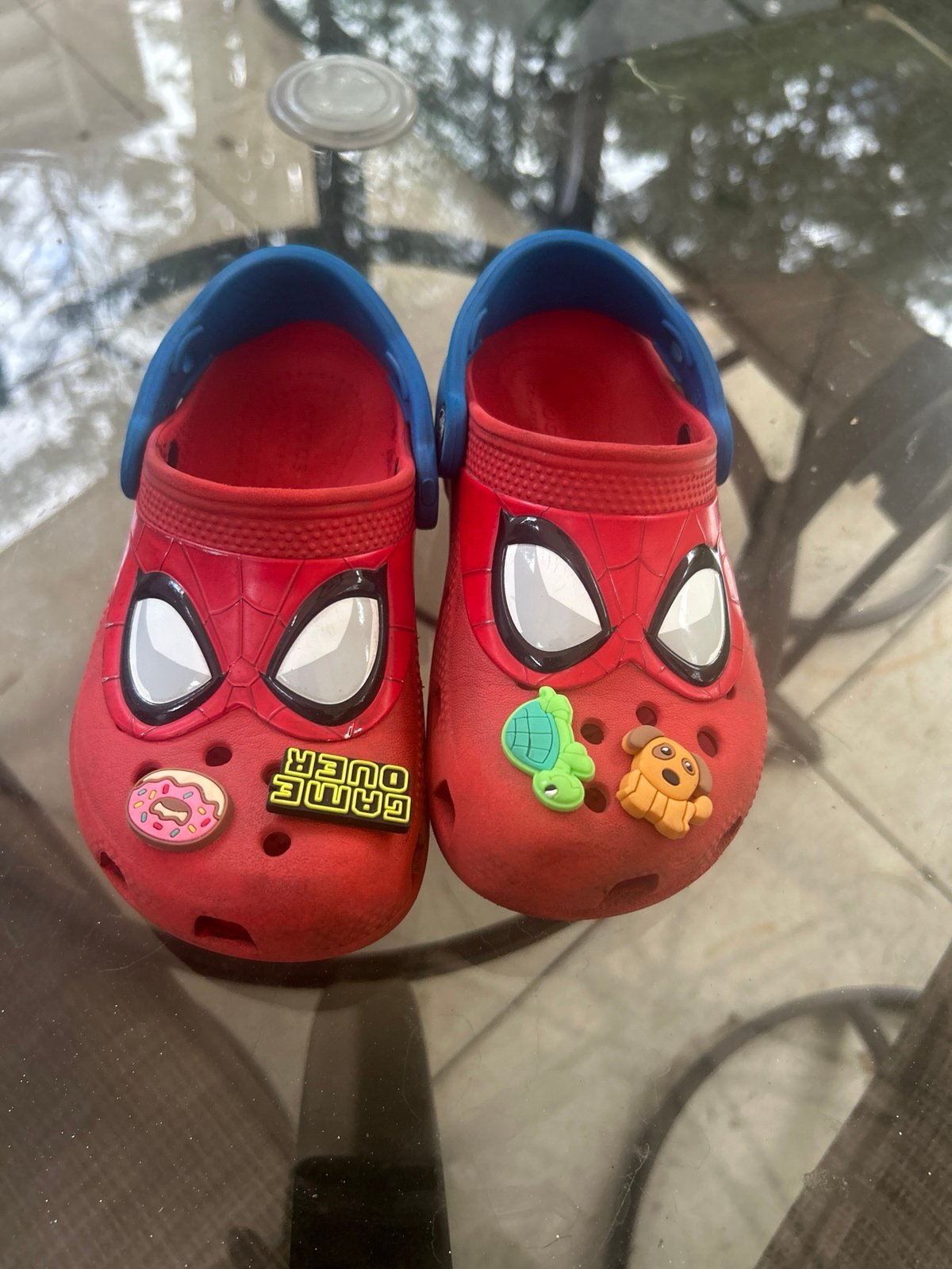 Kids spider man crocs