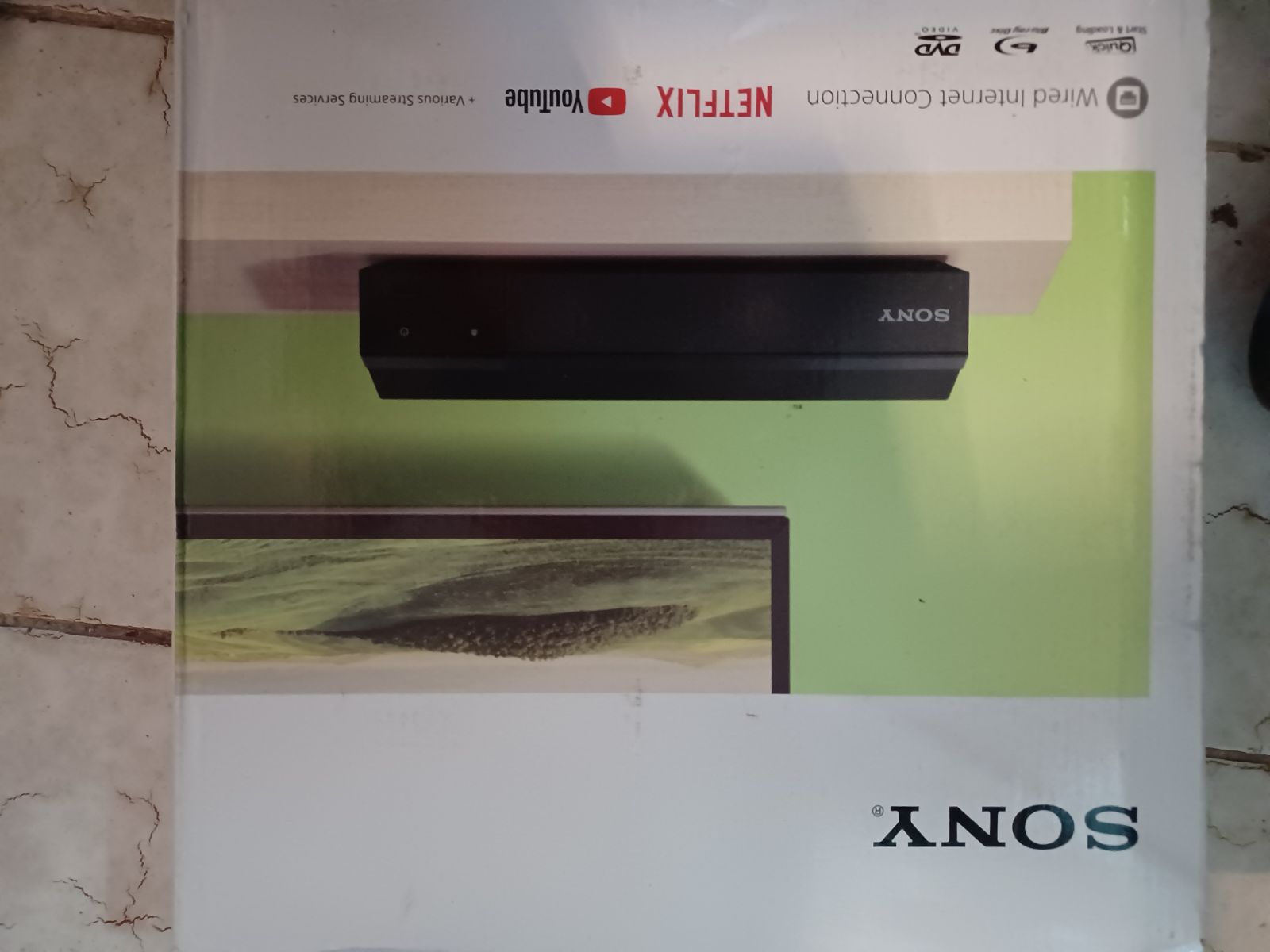 Sony blue ray player/streamer