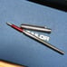 【Excellent Condition】 SAILOR Fountain Pen, Charlena Silver Stripe Marun Fountain Pen