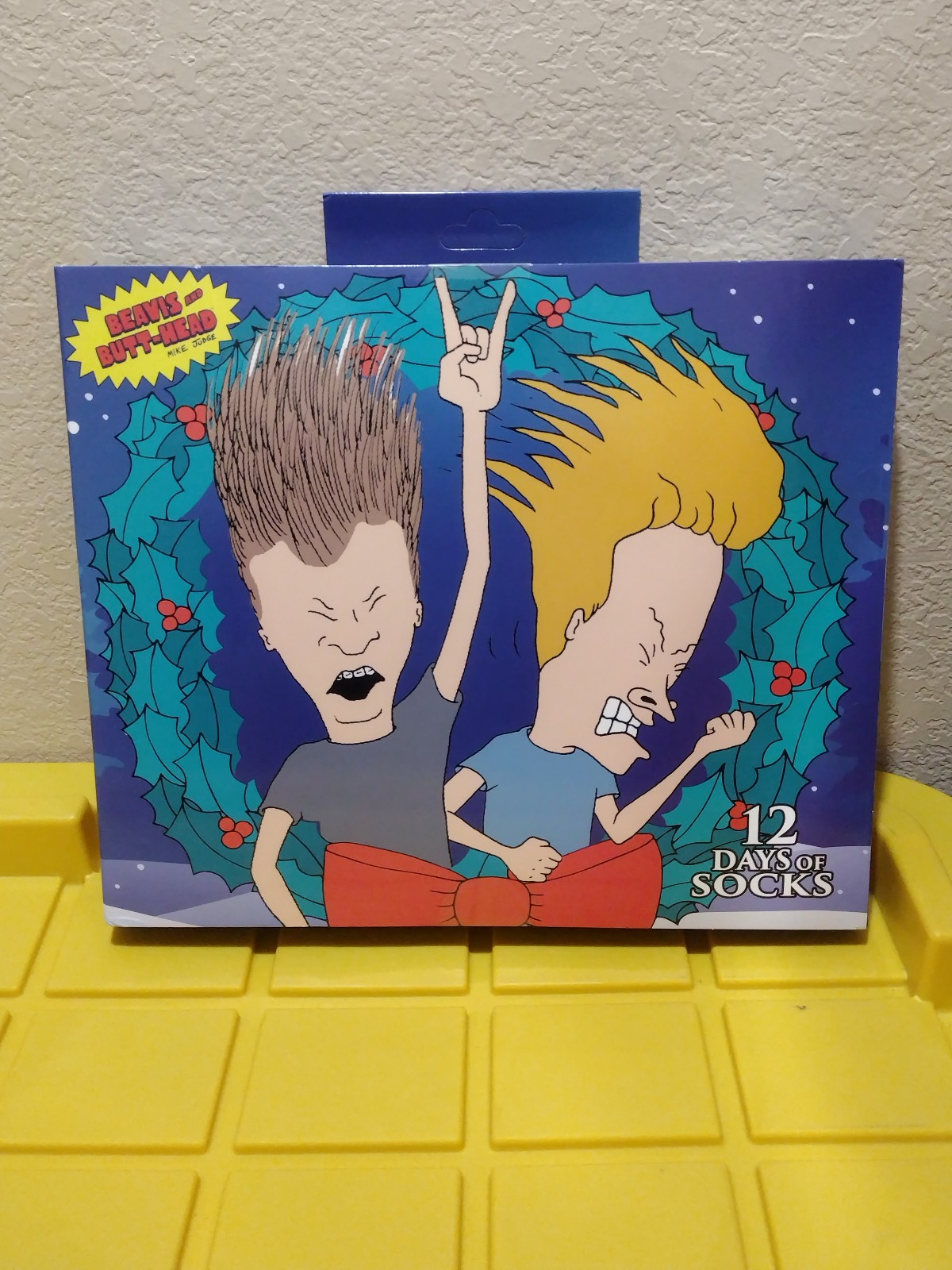BEAVIS AND BUTT-HEAD SOCKS BEAVIS AND BUTTHEAD 12 DAYS OF SOCKS NEW..