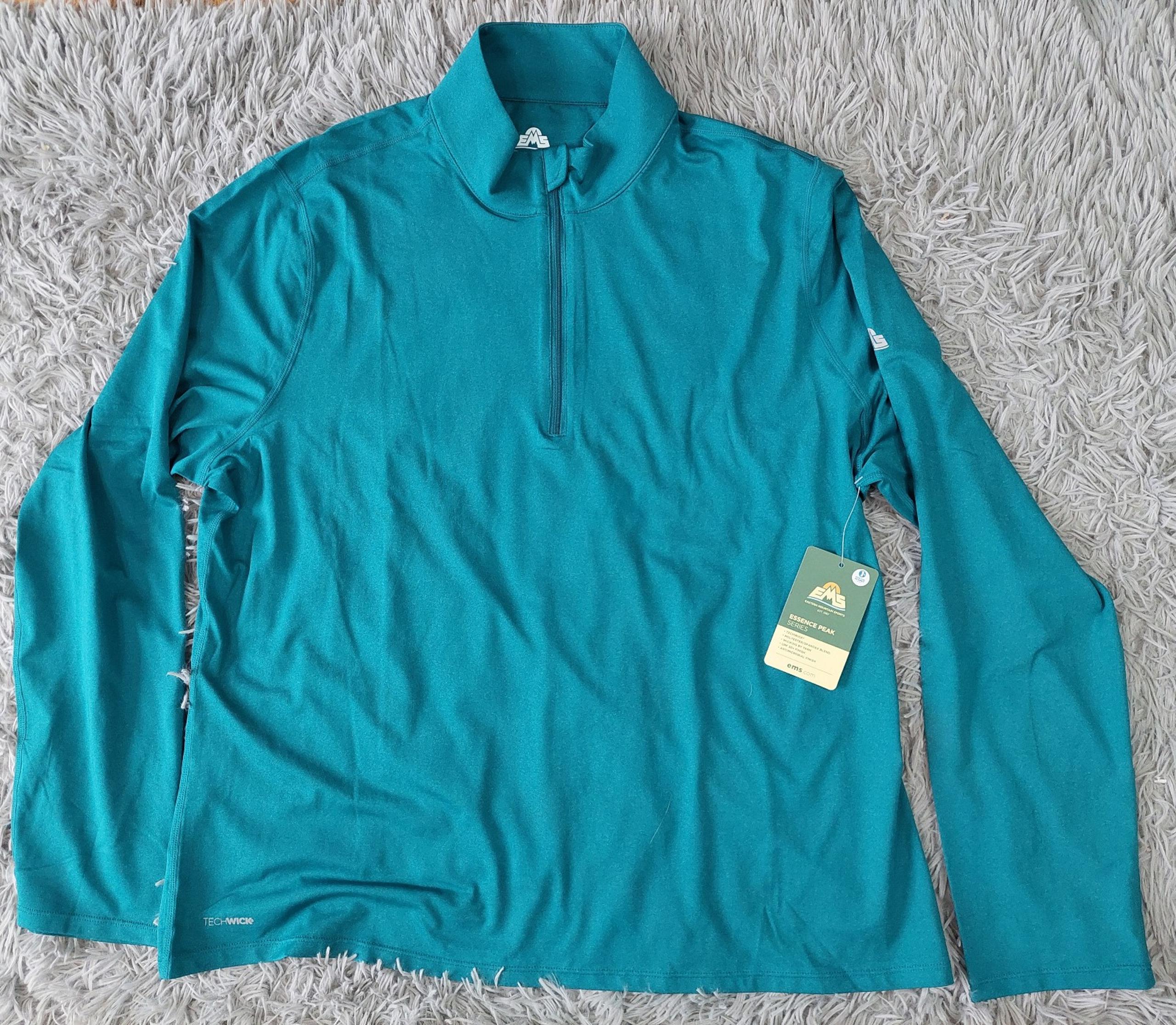 Women's EMS 1/4 Zip Long Sleeve Shirt Size XXL NWT