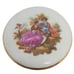 Vintage Small Limoges France Trinket Box Man Woman Courtship Scene 2 1/2 X 1