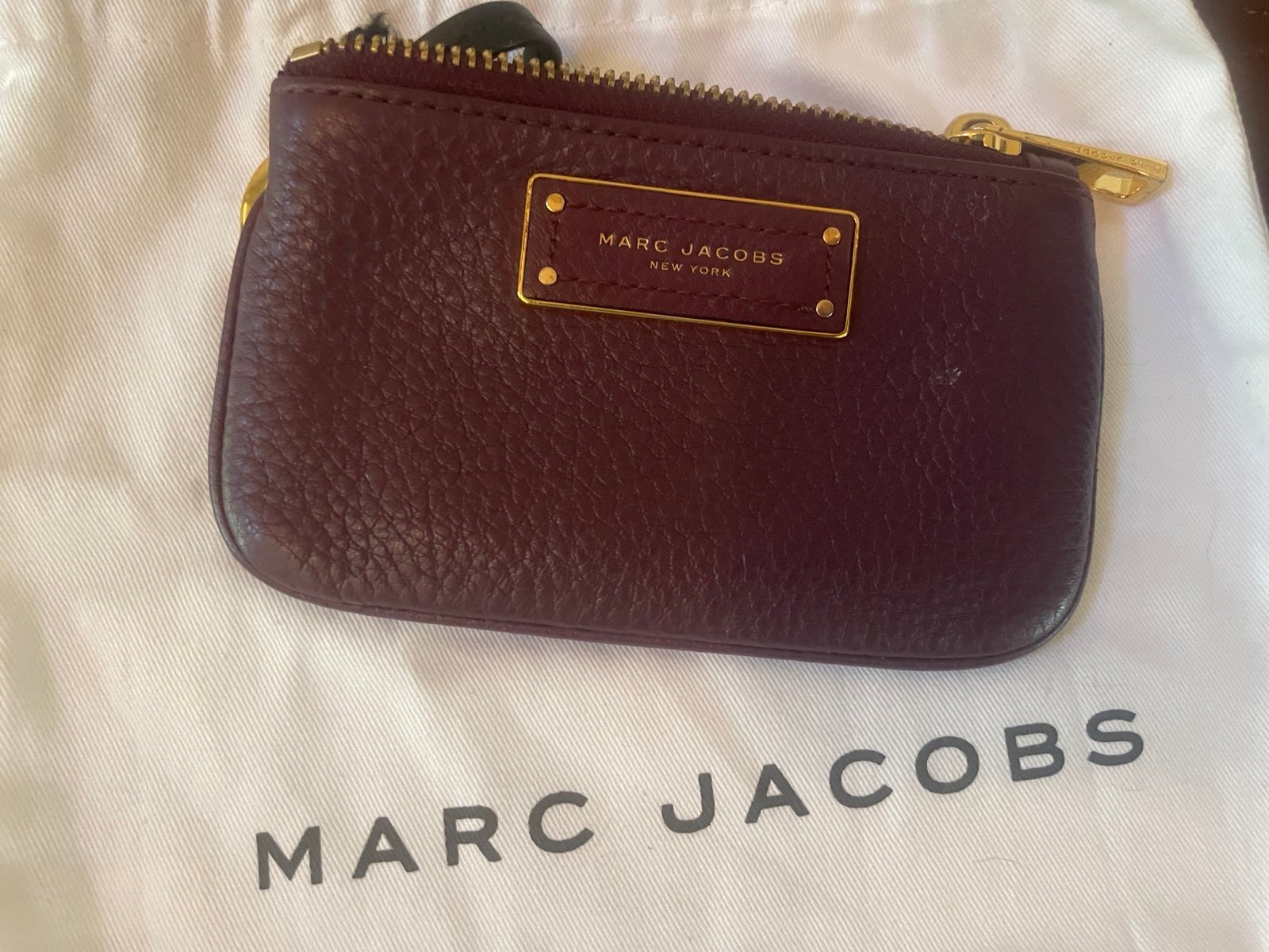 New with tags Marc jacobs leather coin / key pouch