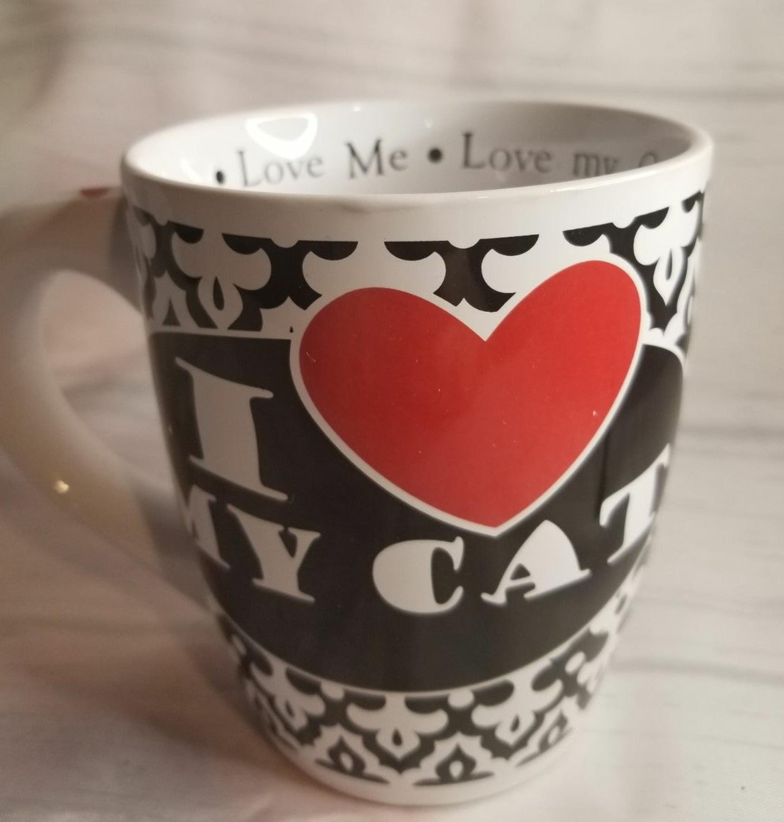 NWT PetRage I ❤ My Cat Oversized Mug