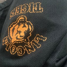 Tiger orange shorts