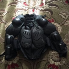 Motorcycle Helmet And Amor Jacket