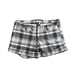 NWT Womens Abercrombie & Fitch Vintage Y2K Plaid Chino Shorts 4
