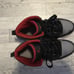 Nike Jordan 1 Mid Bred Shadow PS Size 2Y Youth Kids DQ8424-006 Black Red Gray