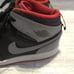 Nike Jordan 1 Mid Bred Shadow PS Size 2Y Youth Kids DQ8424-006 Black Red Gray