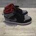 Nike Jordan 1 Mid Bred Shadow PS Size 2Y Youth Kids DQ8424-006 Black Red Gray