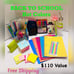BACK TO SCHOOL-Hot colored Bundle-